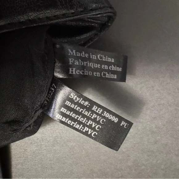 Kenneth Cole Y2K Black Faux-Leather Shoulder Bag - Picture 7 of 7